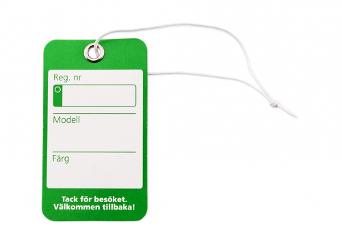Nyckelmärkning standard grön