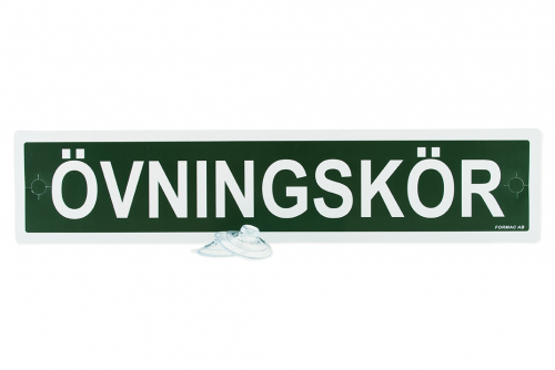 Övningskör grön sugpropp