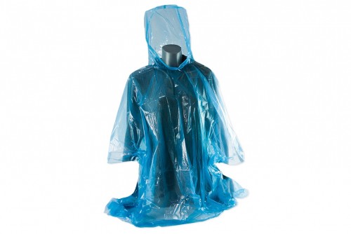 Poncho med huva