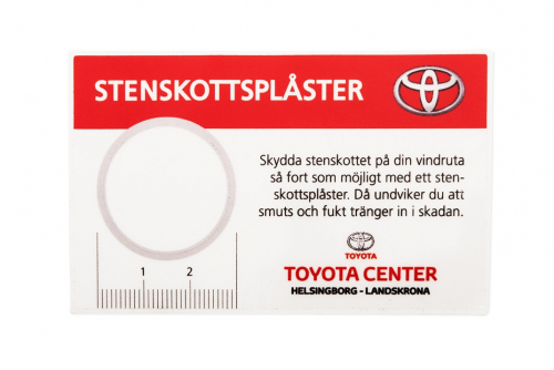 Stenskottsplåster med eget tryck