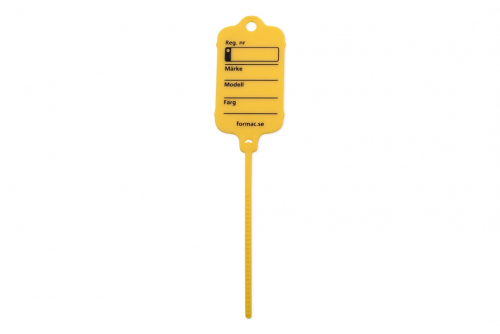 Keytag standard gul