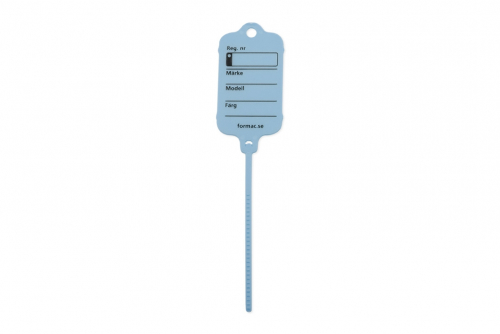 Keytag standard blå