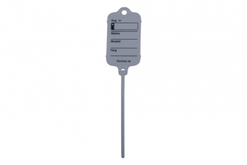 Keytag standard grå