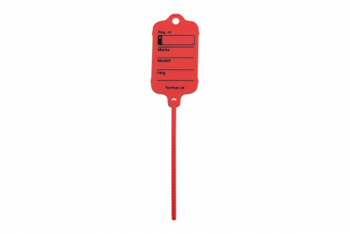 Keytag standard röd