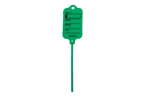 Keytag standard grön