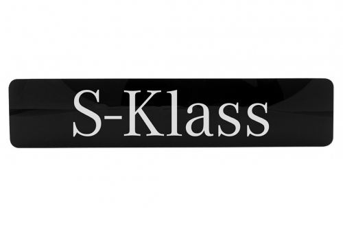Infoskylt glasklar akryl, digitaltryck
