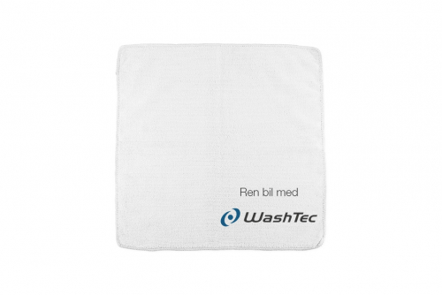 Mikrofiberduk vit med 2-färgstryck