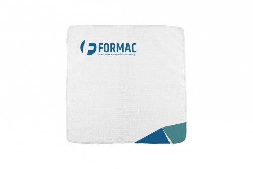 Mikrofiberduk vit med 3-färgstryck