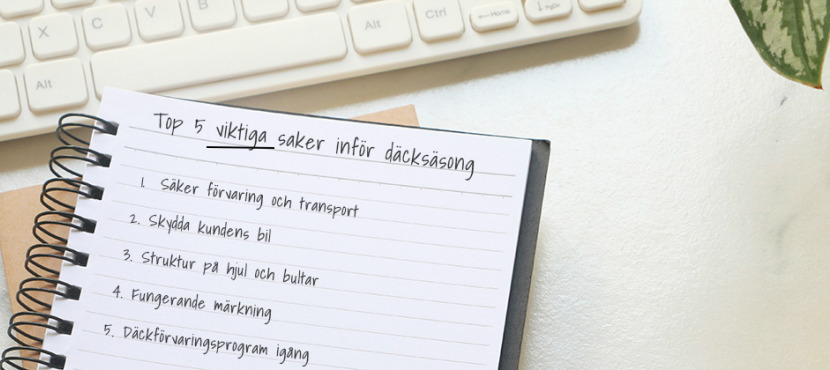 Den viktiga topp 5-listan inför däcksäsongen